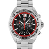  Shop Authentic Tag Heuer Formula 1 Chronograph Black Dial Silver Steel Strap Watch for Men - CAZ101Y.BA0842 - Luxxuri