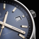  Shop Authentic Tag Heuer Carrera Quartz Blue Dial Blue Calfskin Leather Strap Watch for Women - WAR1112.FC6391 - Luxxuri