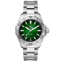  Shop Authentic Tag Heuer Aquaracer Professional 200 Automatic Green Dial Silver Steel Strap Watch for Men - WBP2115.BA0627 - Luxxuri