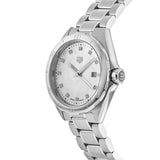  Shop Authentic Tag Heuer Formula 1 White Mother of Pearl Dial Silver Steel Strap Watch for Women - WBJ1319.BA0666 - Luxxuri