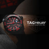  Shop Authentic Tag Heuer Aquaracer Caliber 5 Black Dial Black Nylon Strap Watch for Men - WAY208A.FC6381 - Luxxuri
