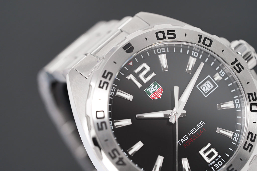  Shop Authentic Tag Heuer Formula 1 Quartz Black Dial Watch For Men - WAZ1112.BA0875 - Luxxuri
