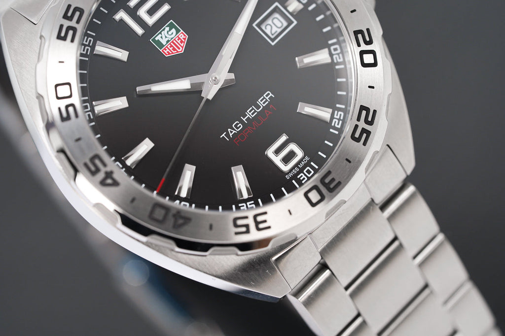  Shop Authentic Tag Heuer Formula 1 Quartz Black Dial Watch For Men - WAZ1112.BA0875 - Luxxuri