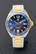 Tag Heuer Formula 1 Analog Blue Dial Two Tone Steel Strap Watch for Men - WAZ1120.BB0879
