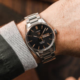  Shop Authentic Tag Heuer Carrera Calibre 5 Automatic Black Dial Silver Steel Strap Watch for Men - WAR201C.BA0723 - Luxxuri