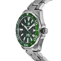 Shop Authentic Tag Heuer Aquaracer Calibre 5 Green Dial Silver Steel Strap Watch for Men - WAY201S.BA0927 - Luxxuri