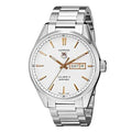  Shop Authentic Tag Heuer Carrera Calibre 5 White Dial Silver Steel Strap Watch for Men - WAR201D.BA0723 - Luxxuri