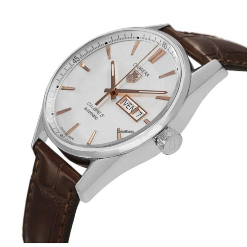  Shop Authentic Tag Heuer Carrera White Dial Watch for Men - WAR201D.FC6291 - Luxxuri