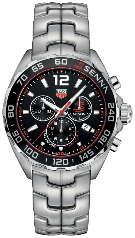  Shop Authentic Tag Heuer Senna Chronograph Special Edition Black Dial Silver Steel Strap Watch for Men - CAZ1015.BA0883 - Luxxuri