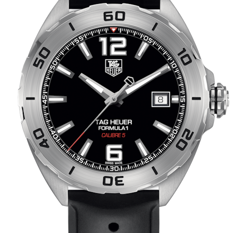  Shop Authentic Tag Heuer Formula 1 Automatic Black Dial Black Rubber Strap Watch for Men - WAZ2113.FT8023 - Luxxuri
