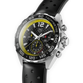 Tag Heuer Formula 1 Chronograph Black Dial Black Rubber Strap Watch for Men - CAZ101AC.FT8024