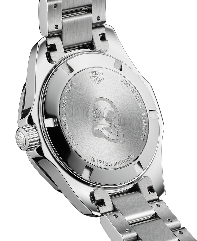  Shop Authentic Tag Heuer Aquaracer Blue Dial Silver Steel Strap Watch for Women - WAY131S.BA0748 - Luxxuri