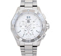  Shop Authentic Tag Heuer Aquaracer White Dial Silver Steel Strap Watch for Men - CAY1111.BA0927 - Luxxuri