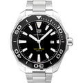  Shop Authentic Tag Heuer Aquaracer Quartz Black Dial Silver Steel Strap Watch for Men - WAY101A.BA0746 - Luxxuri