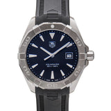 Shop Authentic Tag Heuer Aquaracer Quartz Black Dial Black Rubber Strap Watch for Men - WAY1110.FT8021 - Luxxuri