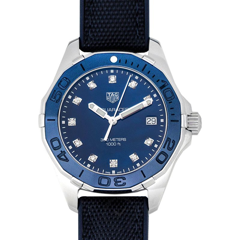Tag Heuer Aquaracer Blue Mother of Pearl Dial Watch for Women - WAY131L.FT6091