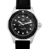  Shop Authentic Tag Heuer Aquaracer Quartz Mother of Pearl Black Dial Black NATO Strap Watch for Women - WAY131M.FT6092 - Luxxuri