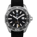  Shop Authentic Tag Heuer Aquaracer Calibre 5 Automatic Black Dial Black Rubber Strap Watch for Men - WAY201A.FT6142 - Luxxuri