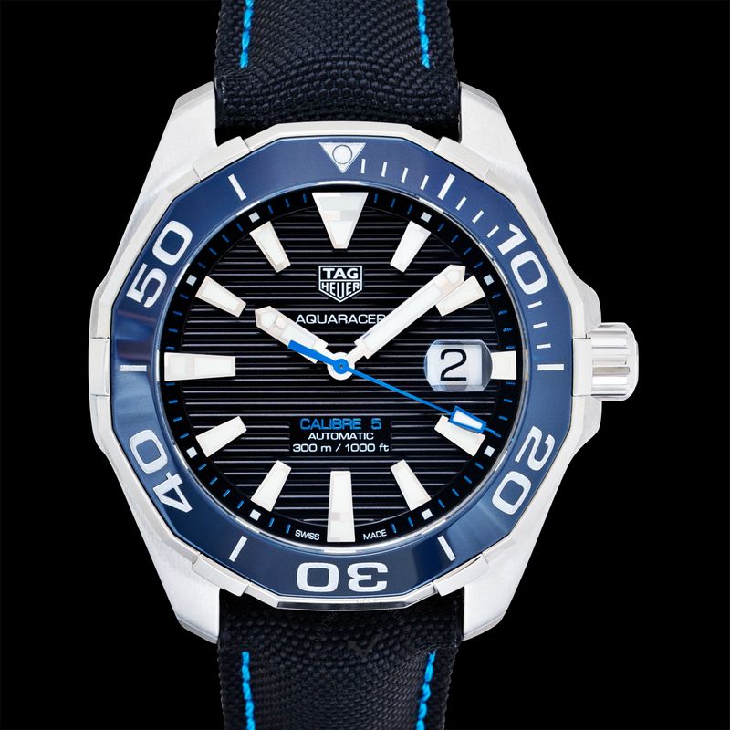 Shop Authentic Tag Heuer Aquaracer Black Dial Watch for Men - WAY201C.FC6395 - Luxxuri