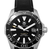  Shop Authentic Tag Heuer Aquaracer Calibre 5 Automatic Black Dial Black Rubber Strap Watch for Men -  WAY211A.FT6151 - Luxxuri