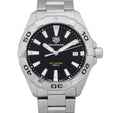 Shop Authentic Tag Heuer Aquaracer Black Dial Silver Steel Strap Watch for Men - WBD1110.BA0928 - Luxxuri
