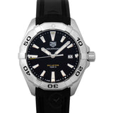  Shop Authentic Tag Heuer Aquaracer Quartz Black Dial Black Rubber Strap Watch for Men -  WBD1110.FT8021 - Luxxuri