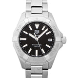 Shop Authentic Tag Heuer Aquaracer Black Dial Silver Steel Strap Watch for Women - WBD1310.BA0740 - Luxxuri