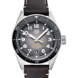  Shop Authentic Tag Heuer Autavia Automatic Grey Dial Brown Leather Strap Watch for Men - WBE5114.FC8266 - Luxxuri
