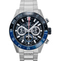 Shop Authentic Tag Heuer Carrera Chronograph Blue Dial Silver Steel Strap Watch for Men - CBG2A1Z.BA0658 - Luxxuri