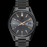  Shop Authentic Tag Heuer Carrera Special Edition Black Dial Black Steel Strap Watch for Women - WAR1113.BA0602 - Luxxuri