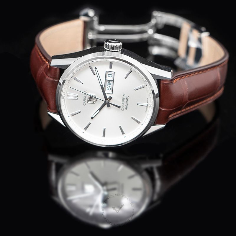  Shop Authentic Tag Heuer Carrera Silver Dial Watch for Men - WAR201B.FC6291 - Luxxuri