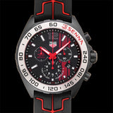  Shop Authentic Tag Heuer Formula 1 Ayrton Senna Limited Edition Black Dial Two Tone Rubber Strap Watch for Men - CAZ1019.FT8027 - Luxxuri