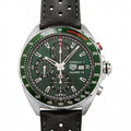  Shop Authentic Tag Heuer Formula 1 Calibre 16 Automatic Chronograph Green Dial Black Leather Strap Watch for Men - CAZ2016.FC6473 - Luxxuri