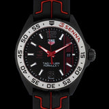  Shop Authentic Tag Heuer Formula 1 Senna Special Edition Black Dial Two Tone Rubber Strap Watch for Men - WAZ1014.FT8027 - Luxxuri