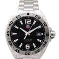  Shop Authentic Tag Heuer Formula 1 Stainless Steel 41mm Black Dial Silver Steel Strap Watch for Men - WAZ1112.BA0875 - Luxxuri