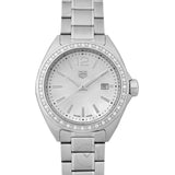  Shop Authentic Tag Heuer Formula 1 Diamonds Mother of Pearl White Dial Silver Steel Strap Watch for Women - WBJ141A.BA0664 - Luxxuri