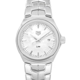  Shop Authentic Tag Heuer Link Quartz Mother of Pearl Dial Silver Steel Strap Watch for Women - WBC1310.BA0600 - Luxxuri