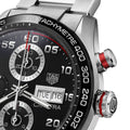  Shop Authentic Tag Heuer Carrera Chronograph Black Dial Silver Steel Strap Watch for Men - CBN2A1AA.BA0643 - Luxxuri