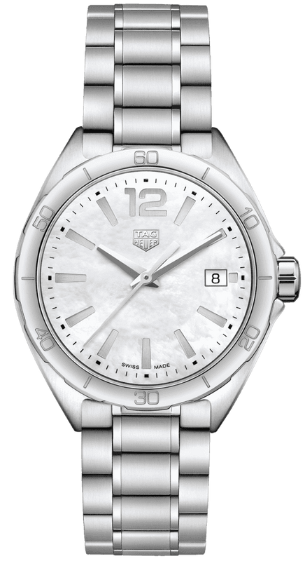  Shop Authentic Tag Heuer Formula 1 White Mother of Pearl Dial Watch for Women - WBJ1318.BA0666 - Luxxuri
