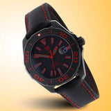  Shop Authentic Tag Heuer Aquaracer Caliber 5 Black Dial Black Nylon Strap Watch for Men - WAY208A.FC6381 - Luxxuri