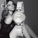  Shop Authentic Calvin Klein Authentic White Dial Silver Steel Strap Watch for Women - K8G23146 - Luxxuri