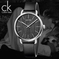  Shop Authentic Calvin Klein Even Black Dial Black Leather Strap Watch for Women - K7B231C1 - Luxxuri