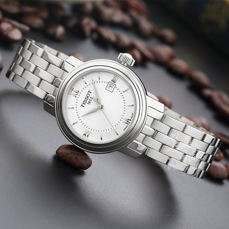  Shop Authentic Tissot T Classic Bridgeport Lady Quartz Stainless Steel Watch For Women - T097.010.11.038.00 - Luxxuri