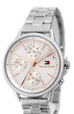  Shop Authentic Tommy Hilfiger Carly White Dial Silver Stainless Steel Strap Watch for Women - 1781787 - Luxxuri