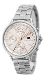  Shop Authentic Tommy Hilfiger Carly White Dial Silver Stainless Steel Strap Watch for Women - 1781787 - Luxxuri
