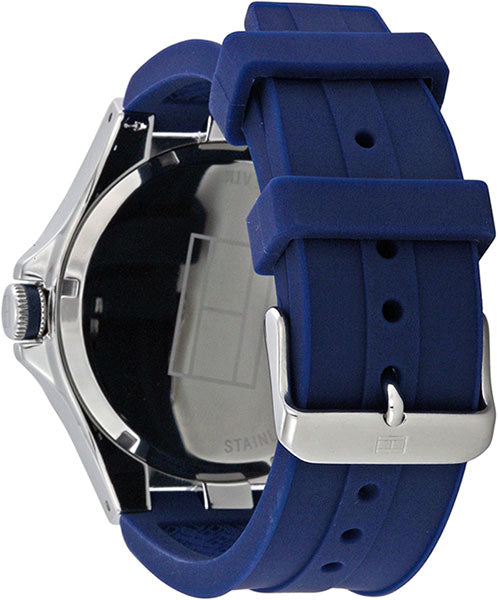  Shop Authentic Tommy Hilfiger Drew Black Dial Black Rubber Strap Watch for Men - 1791062 - Luxxuri