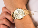  Shop Authentic Tommy Hilfiger Daniel White Dial Gold Steel Strap Watch for Men - 1710415 - Luxxuri