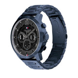  Shop Authentic Tommy Hilfiger Luca Chronograph Grey Dial Blue Steel Strap Watch For Men - 1710493 - Luxxuri