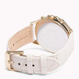  Shop Authentic Tommy Hilfiger Ari Diamonds White Dial Cream Leather Strap Watch for Women - 1781982 - Luxxuri