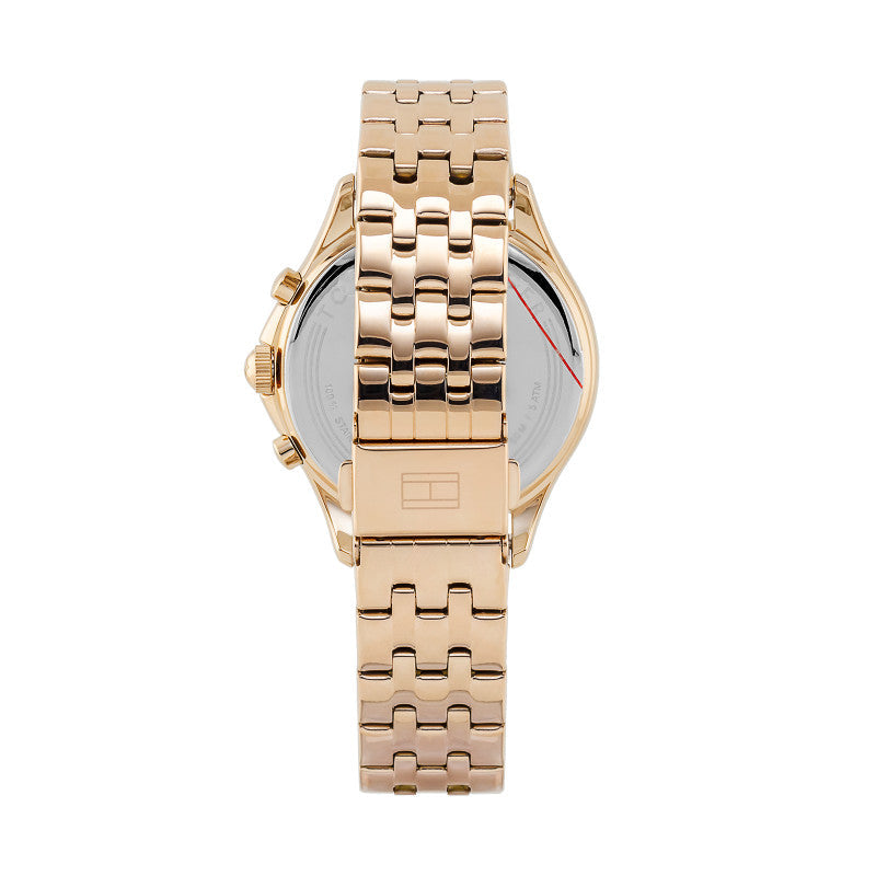  Shop Authentic Tommy Hilfiger Whitney Chronograph Quartz Rose Gold Dial Rose Gold Steel Strap Watch For Women - 1782120 - Luxxuri